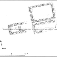 Planimetria do conjunto de pequenos santuários  localizados na ágora do levante (Di Stefano 2000).