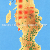 Delos. Mapa geral da ilha. EFA, N. Bresch.