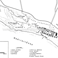 Planta geral da cidade mostrando edificações de diferentes períodos ( Neutsch).