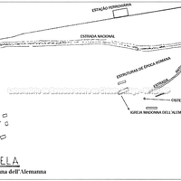  Planimetria geral da área do santuário Madonna dell’Alemanna ( Adamesteanu-Orlandini).