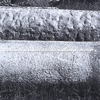 Proscênio helenístico, pilares. 
