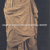 Estatueta acéfala de Musa, em calcário. Final do s. III a.C. 