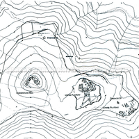 Morgantina, Mapa da Área III (Cittadella) (desenhada por S. Curcic).