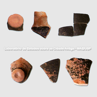 Fragmentos de ânfora de transporte da Lacônia (séc. VI-V a.C.).