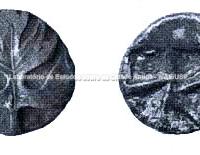 Didracma. Selinos à esquerda e quadrado incuso à direita. Cerca de 520-500 a.C.  P. R. Franke, M. Hirmer, Die griechische Münze, München 1972 -2.