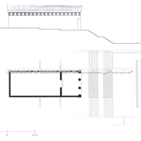 Templo M e seu altar. Elevação lateral e reconstituição. Séc VI. (De L. Pompeo, Il complesso architettonico del Tempio M di Selinunte, 1999, fig. 8.)