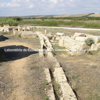 Santuário de Deméter Maloforos. Sistema de escoamento de água.