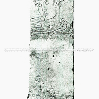 Estela de Cartago com o imagem de um general dos tempos das guerras contra Roma.