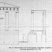 Reconstrução do templo de Archilochos.